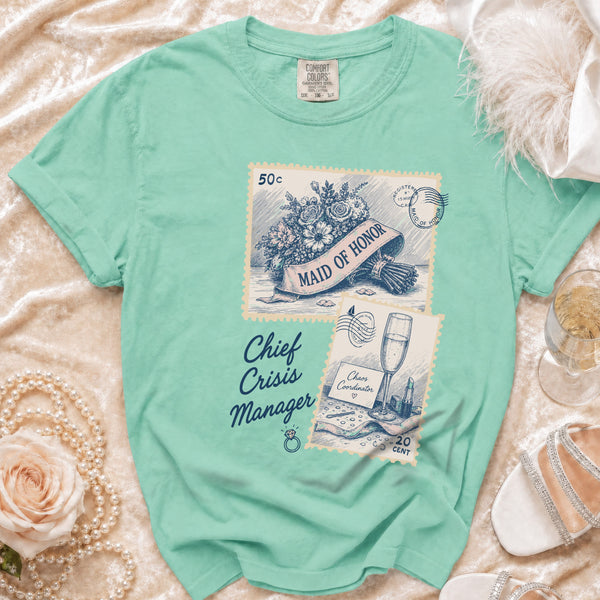 Maid of Honor T-Shirt in Island Reef