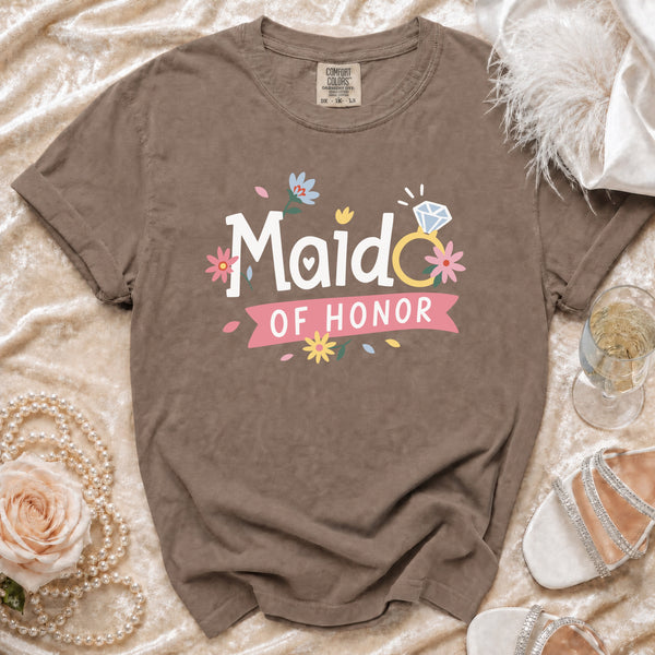 Maid of Honor T-Shirt in Espresso