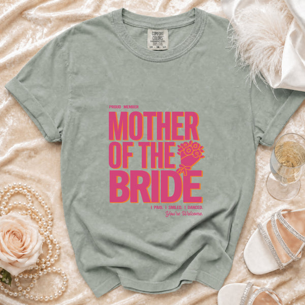 Mother of the Bride T-Shirt in Bay