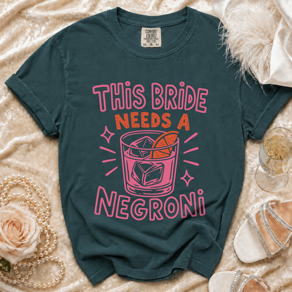 Negroni Bride Tee in Blue Spruce