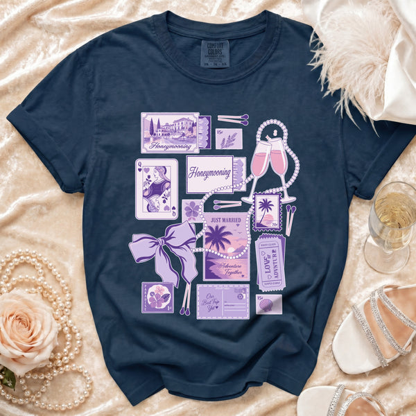 Honeymoon Dreams T-shirt in True Navy
