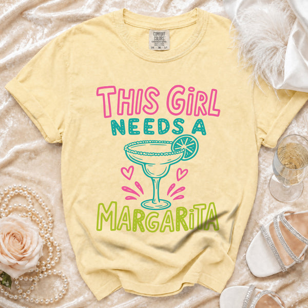 Margarita Girl T-Shirt in Butter
