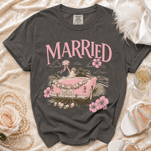 Married Life T-Shirt in Pepper