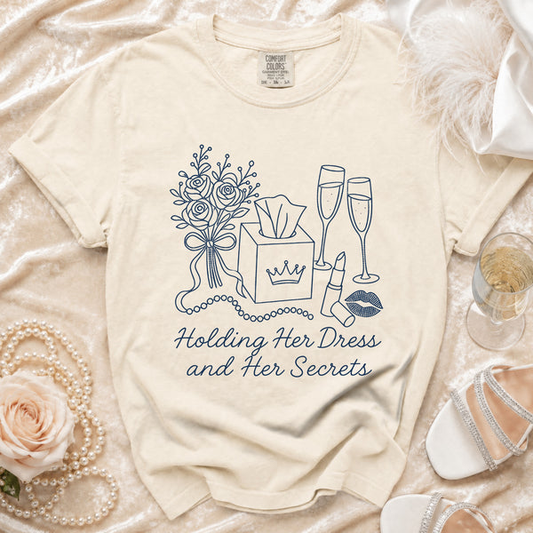 Maid of Honor T-Shirt in Ivory