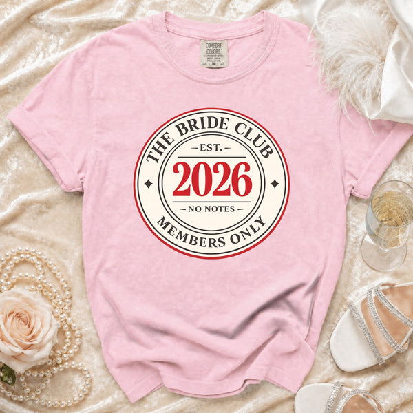 2026 Bride Club T-Shirt in Blossom