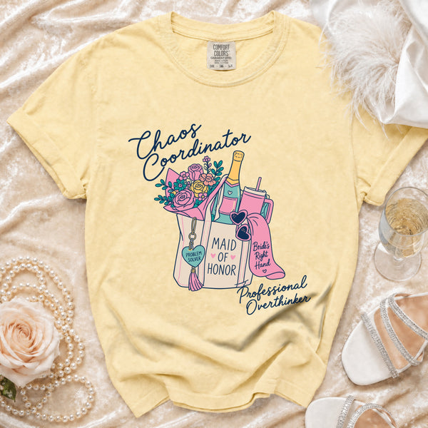 Maid of Honor T-shirt in Butter