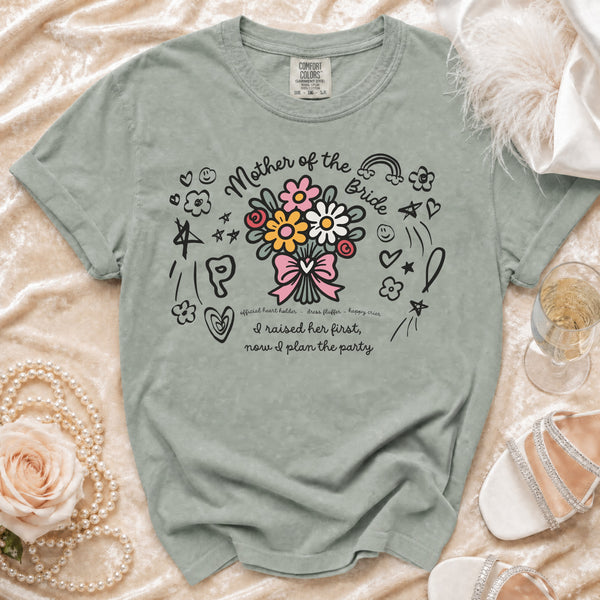 Bride's Mom T-Shirt in Bay