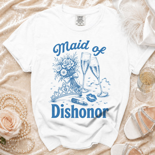 Maid Dishonor T-Shirt in White
