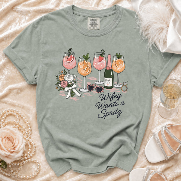 Wifey Spritz T-Shirt in Bay