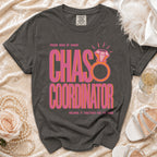 Proud Maid of Honor Chaos Coordinator t-shirt holding it together for the bride.