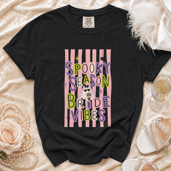 Spooky Bride Vibes T-Shirt in Black