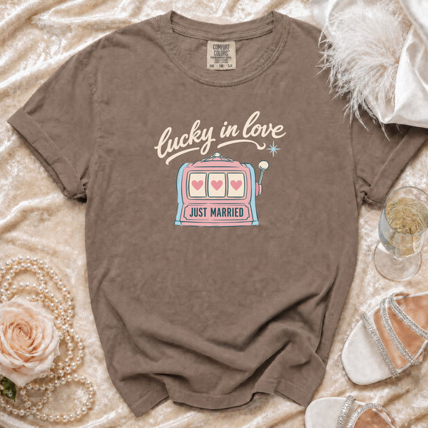 Lucky Love T-shirt in Espresso
