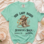 Her Last Rodeo Jennifer's Bach Nashville, IN Summer 2026 t-shirt.