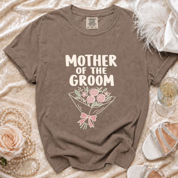 Groom Floral T-Shirt in Espresso