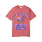 "Her Last Rodeo" graphic tee for Jennifer's Bach, Nashville, TN, Summer 2026.