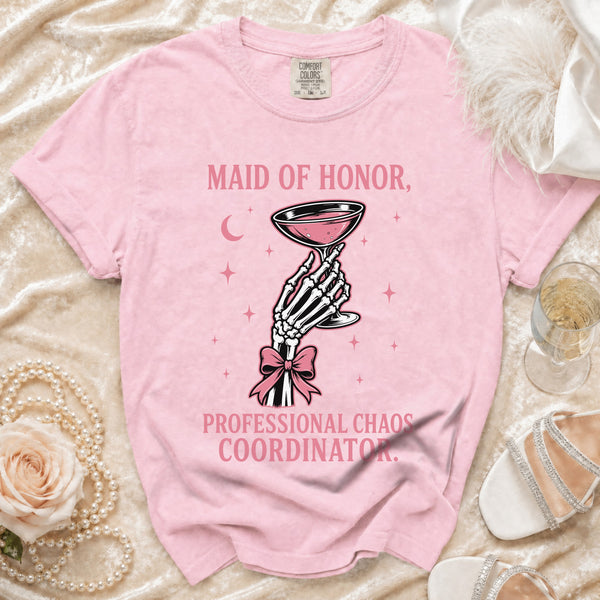 Maid of Honor T-shirt in Blossom