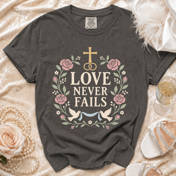 Never Fails T-shirt in Pepper