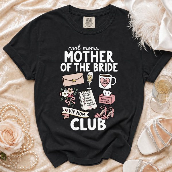 Mother of the Bride T-shirt in Black