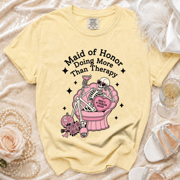 Maid of Honor T-shirt in Butter