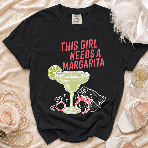 Margarita Bride T-Shirt in Black