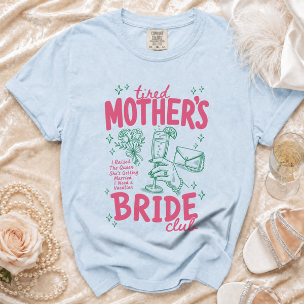 Tired Mother's Club T-Shirt in Chambray