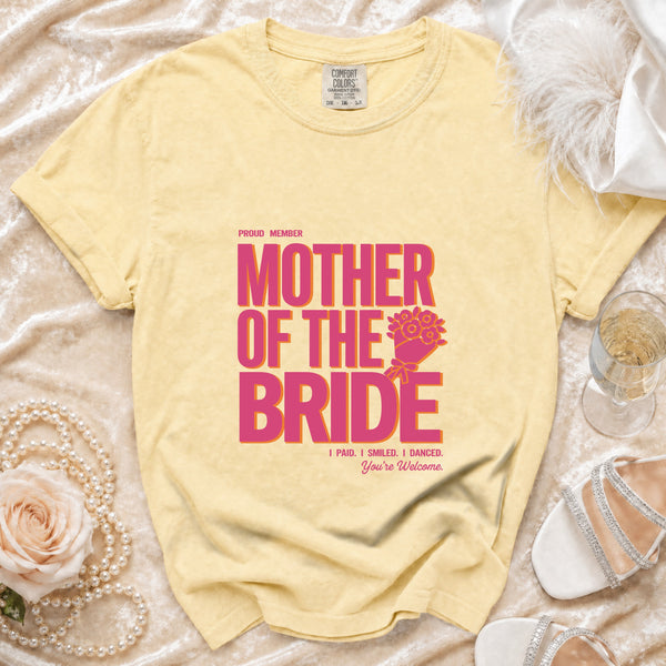 Mother of the Bride T-Shirt in Butter