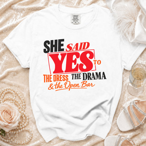 She Said Yes T-Shirt in White