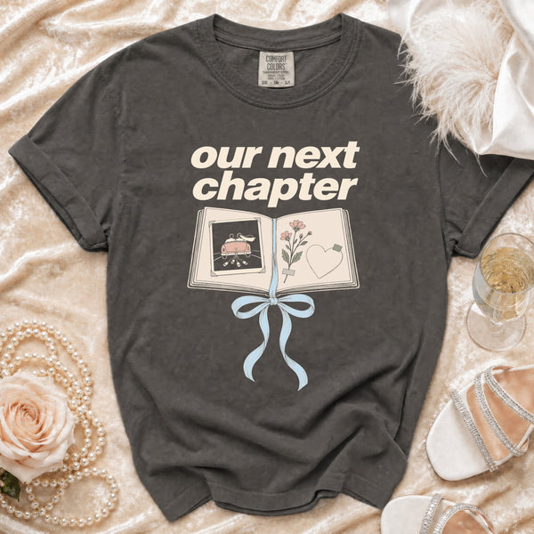 Next Chapter T-shirt in Pepper