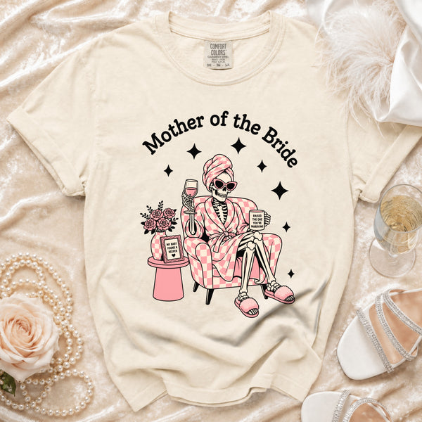 Chill Mother Bride T-Shirt in Ivory