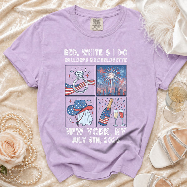 Patriotic Celebration T-Shirt in Orchid