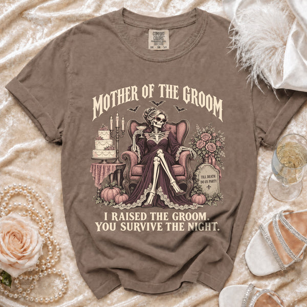 Groom Mother T-Shirt in Espresso
