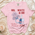 Red, White & I Do Willow's Bachelorette July 4th, 2026 t-shirt.