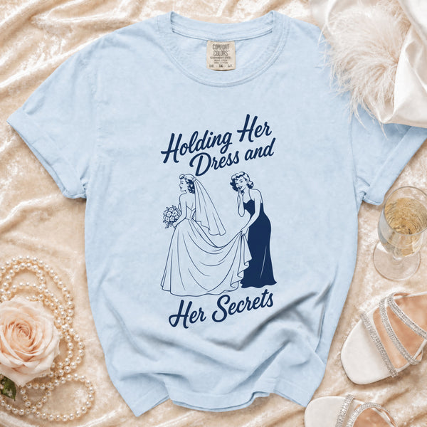 Maid of Honor T-Shirt in Chambray