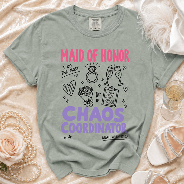 Maid of Honor T-shirt in Bay