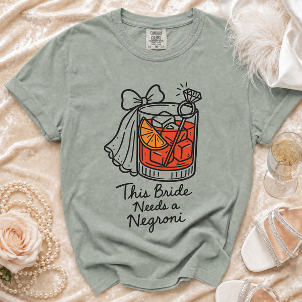 Bride Negroni T-shirt in Bay