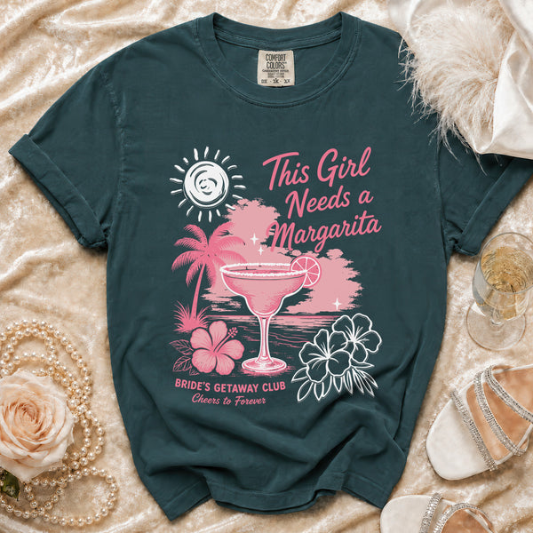Margarita Bride T-Shirt in Blue Spruce