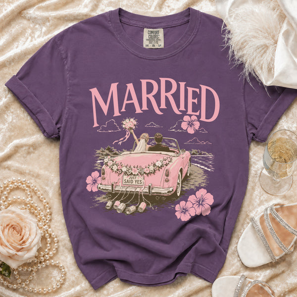 Married Life T-Shirt in Grape