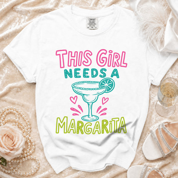 Margarita Girl T-Shirt in White
