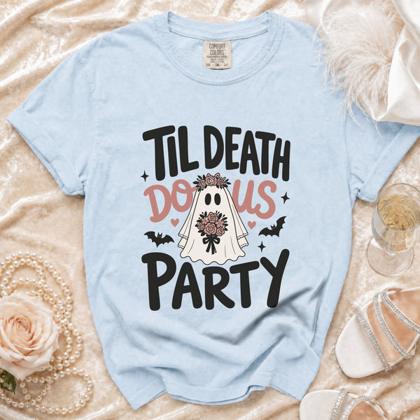 Ghost Bride Halloween T-Shirt in Chambray