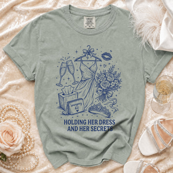 Maid of Honor T-shirt in Bay