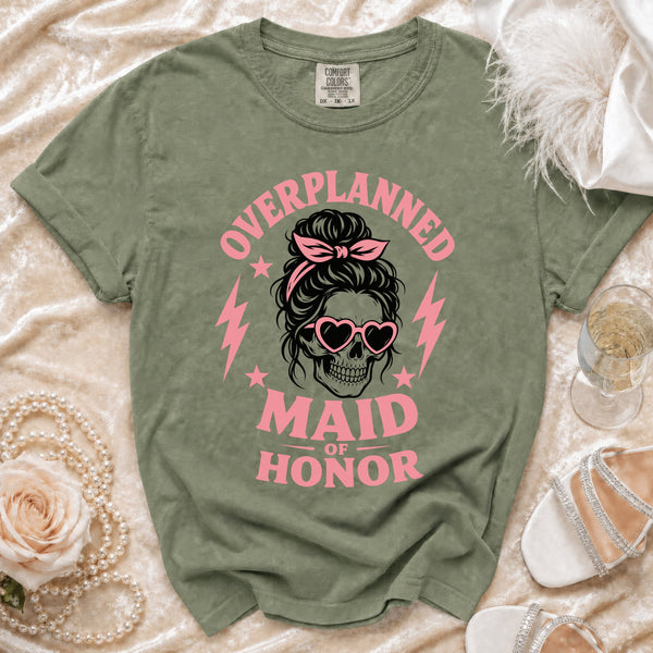 Maid of Honor T-Shirt in Moss