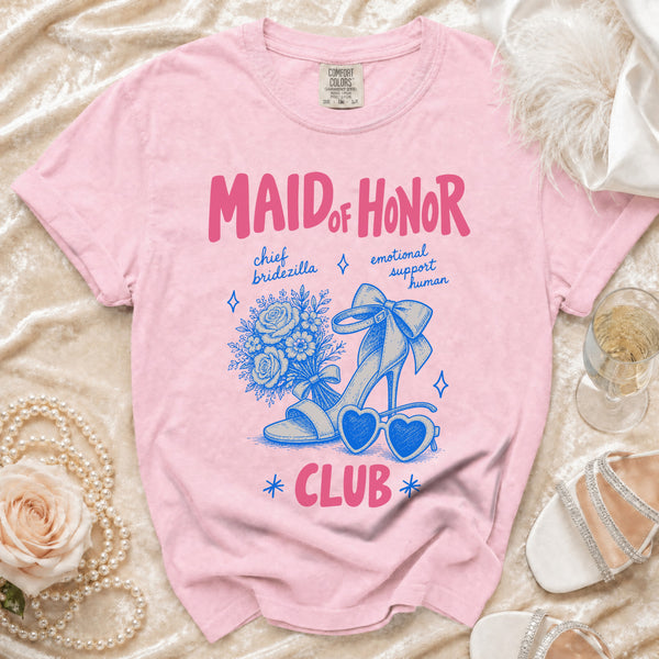 Maid of Honor T-Shirt in Blossom