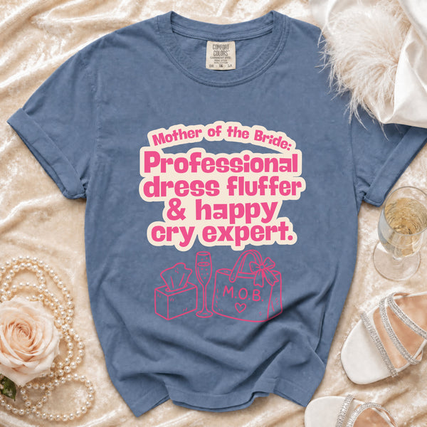 Mother of the Bride Tee in Blue Jean