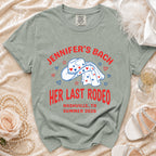 T-shirt for "Jennifer's Bach: Her Last Rodeo" in Nashville, TN, Summer 2026.