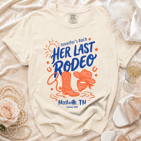 Her Last Rodeo Nashville Bach T-Shirt in Ivory
