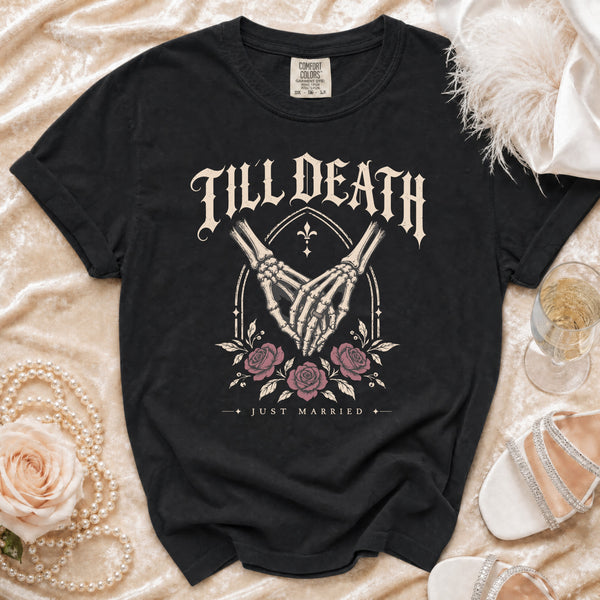 Till Death T-shirt in Black