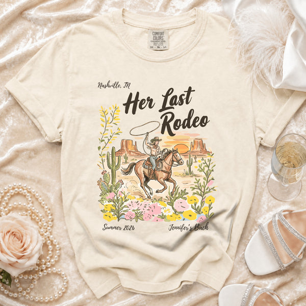 Her Last Rodeo Desert Bloom T-Shirt in Ivory