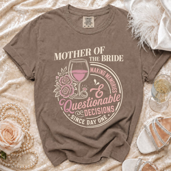 Mother of the Bride T-shirt in Espresso