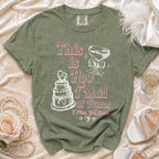 Green t-shirt with pink text "This is How I Maid of Honor I Plan, You Panic".