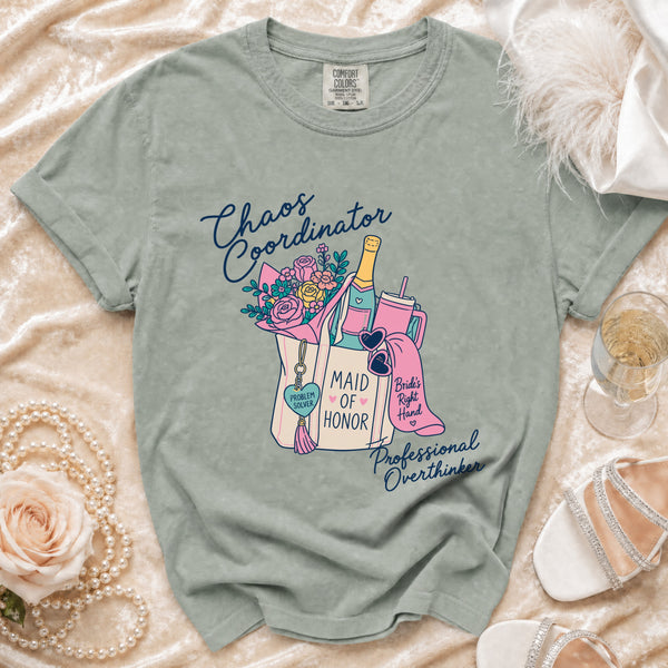 Maid of Honor T-shirt in Bay
